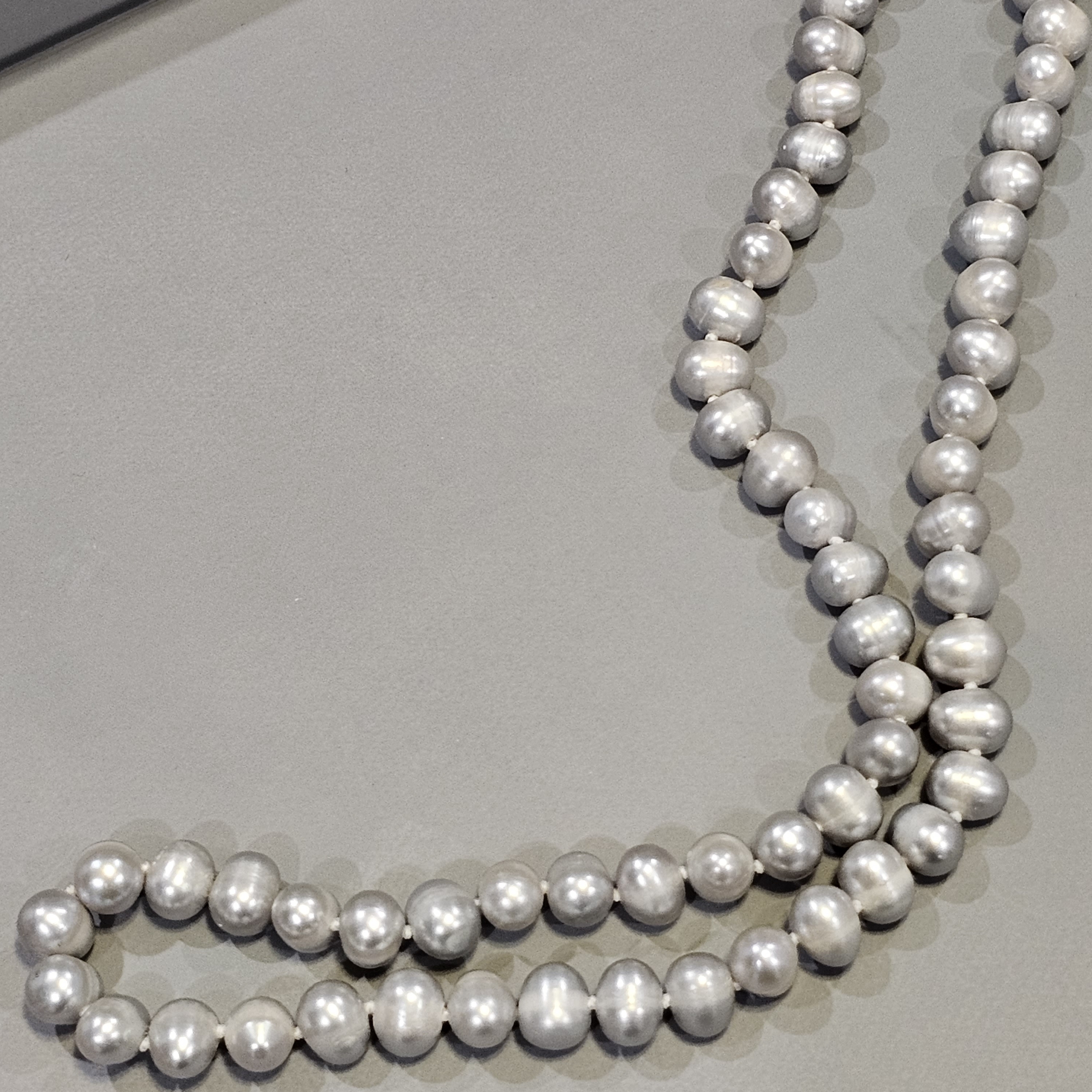 Effy Elegant Silver Pearl Necklace